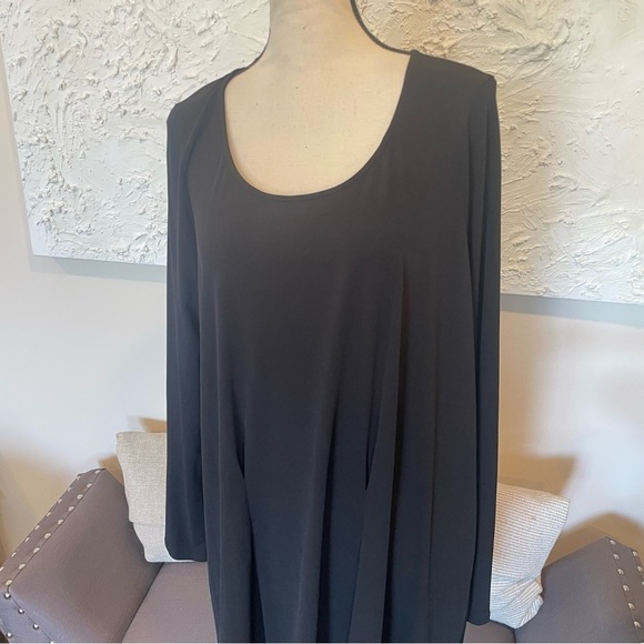 Show Me Your Mumu Sloane Mini Dress Long Sleeve Black Sz Large - Picture 5 of 8